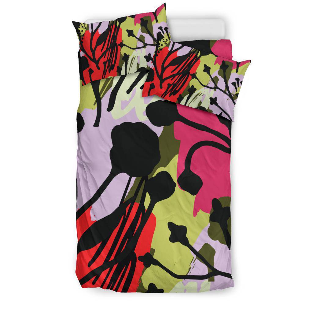 Abstract Art Floral Flowers Bedding Set - Top Content | POD Collection | Free Shipping