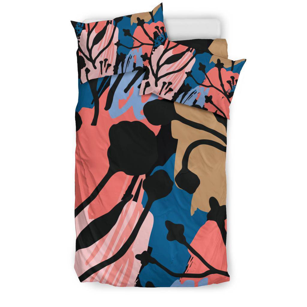 Abstract Art Floral Plants Bedding Set - Top Content | POD Collection | Free Shipping