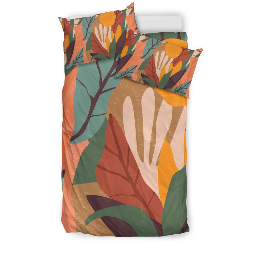 Autumn Leaves Colorful Fall Bedding Set - Top Content | POD Collection | Free Shipping