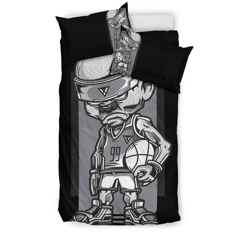 Basketball Game Player Cartoon Bedding Set - Top Content | POD Collection | Free Shipping