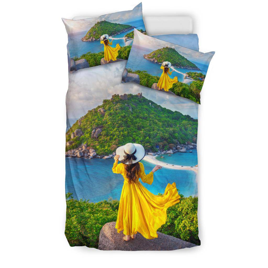 Beautiful View Thailand Mountain Island Travel Bedding Set - Top Content | POD Collection | Free Shipping