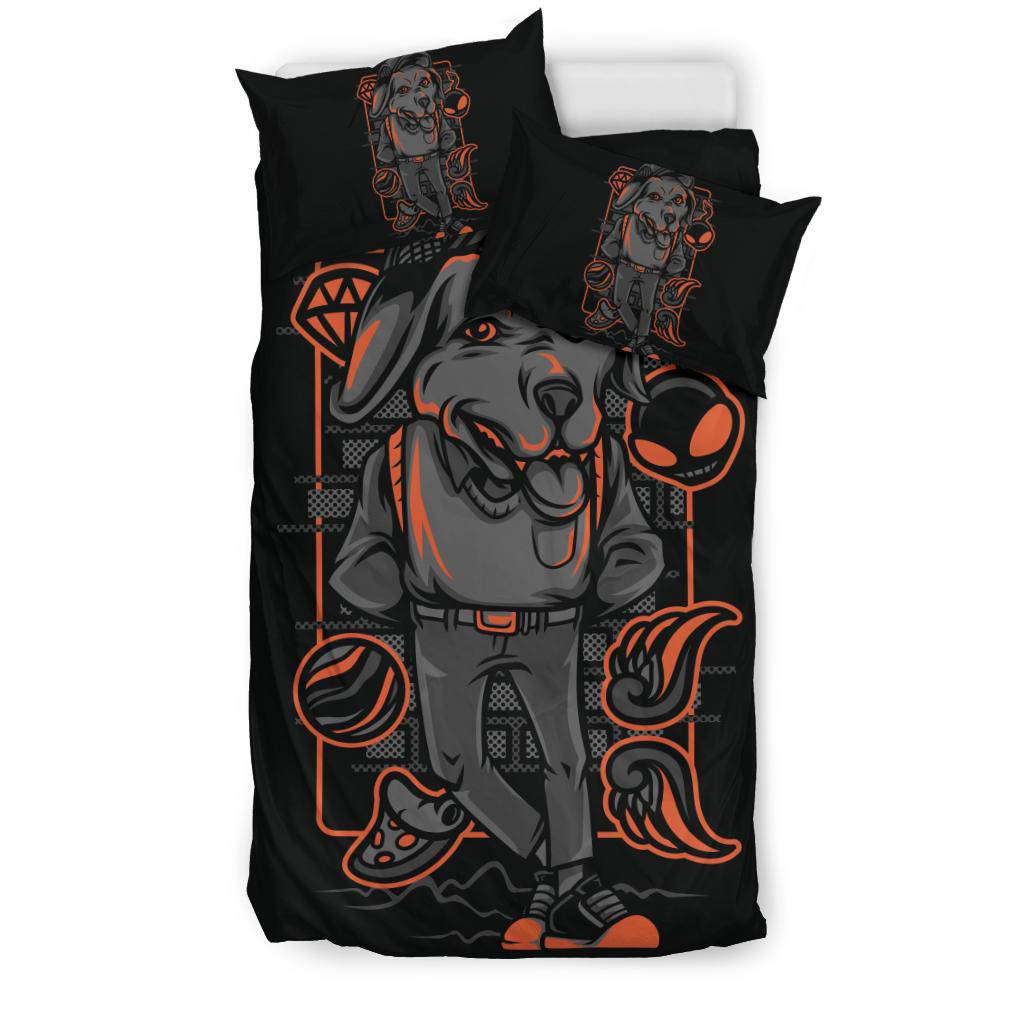 Golden Retriever Dog Pet Neon Art Bedding Set - Top Content | POD Collection | Free Shipping