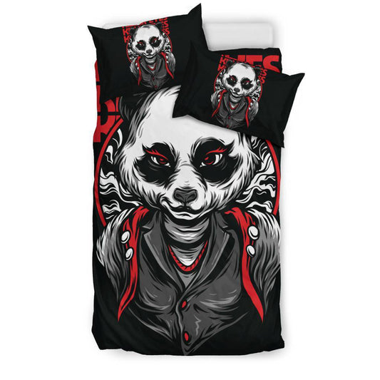 Killer Eyes Panda Animal Art Cartoon Bedding Set - Top Content | POD Collection | Free Shipping