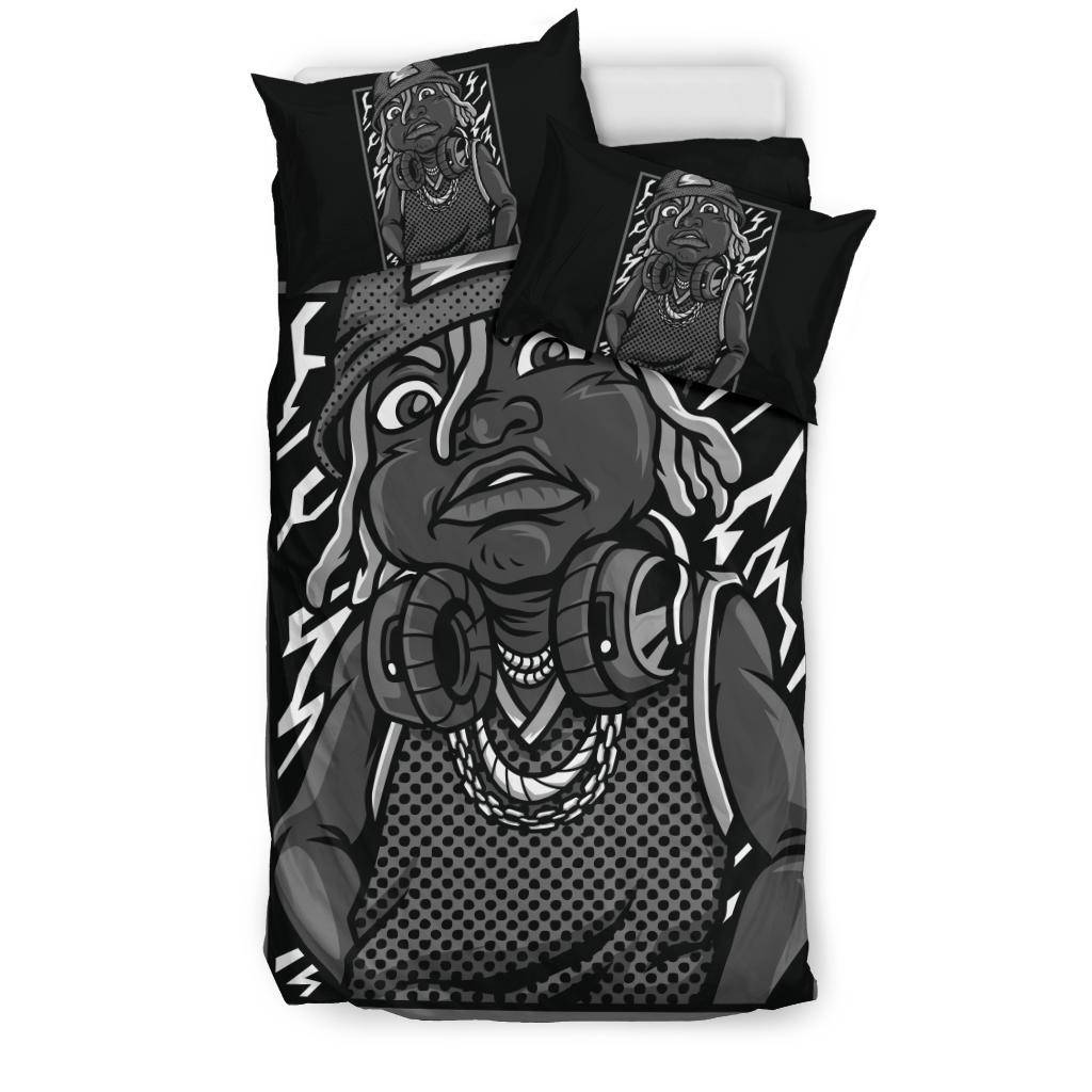 Lil Badass Hip Hop Music Cartoon Bedding Set - Top Content | POD Collection | Free Shipping