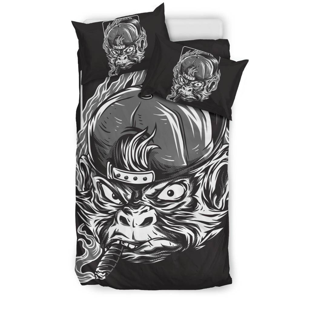 Mastermind Monkey Cartoon Bedding Set - Top Content | POD Collection | Free Shipping