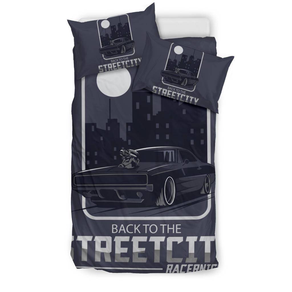 Night Street City Racer Bedding Set - Top Content | POD Collection | Free Shipping