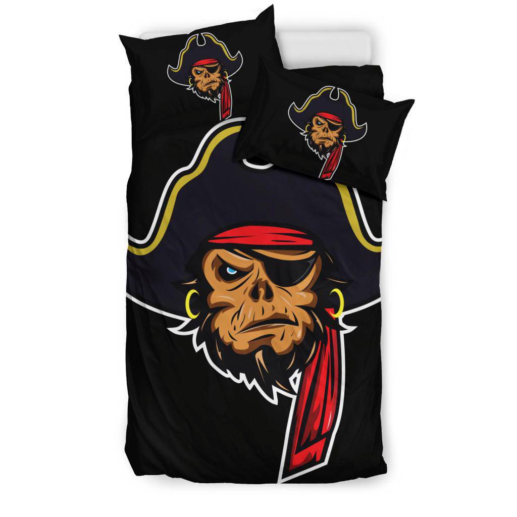 Pirate Mascot Cartoon Bedding Set - Top Content | POD Collection | Free Shipping