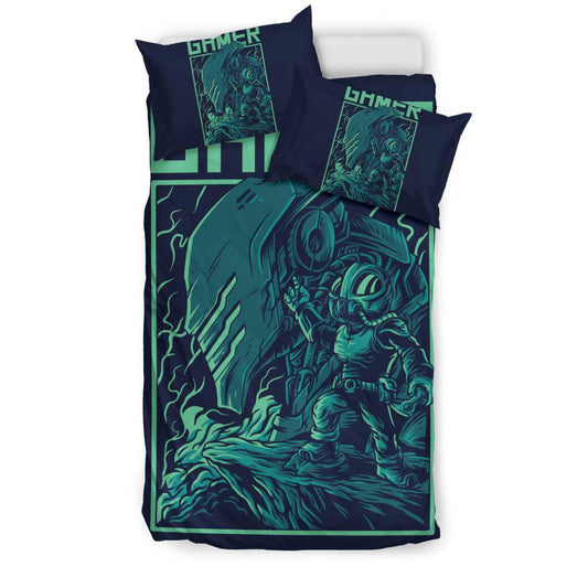 Pro Gamer Player Art Cartoon Bedding Set - Top Content | POD Collection | Free Shipping