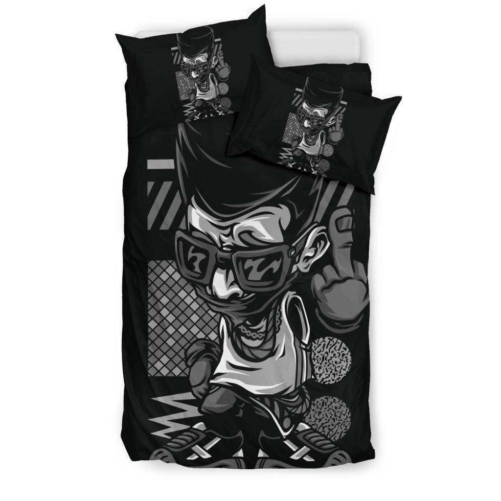 Rap Hip Hop Legend Art Cartoon Bedding Set - Top Content | POD Collection | Free Shipping