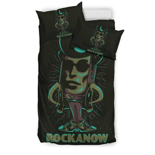 Elvi Retro Rock a now Cartoon Bedding Set - Top Content | POD Collection | Free Shipping