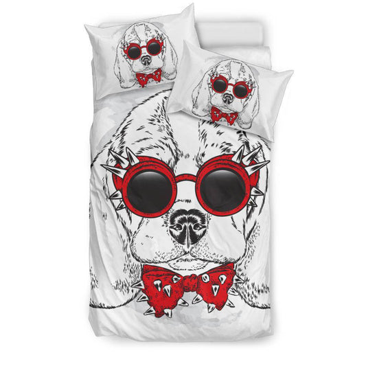 Stylish Dog Puppy Drawing Bedding Set - Top Content | POD Collection | Free Shipping