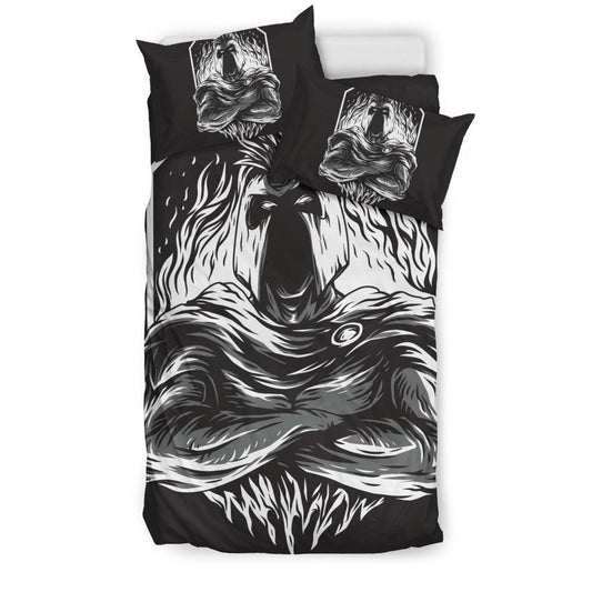 Super Spartan Drawing Art B&W Bedding Set - Top Content | POD Collection | Free Shipping