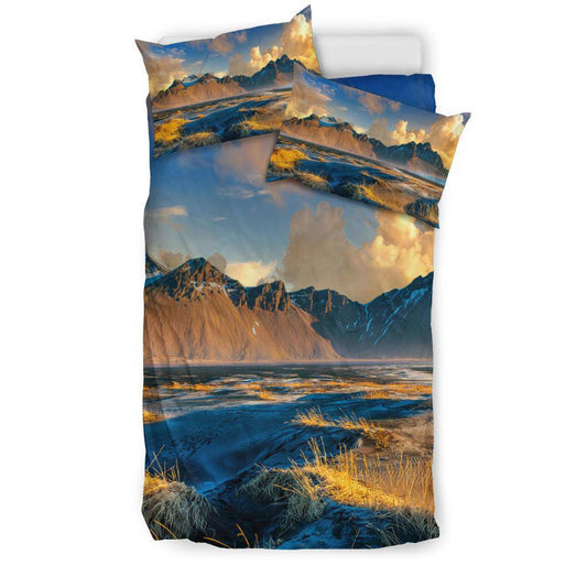 Vestrahorn Mountains Iceland Bedding Set - Top Content | POD Collection | Free Shipping