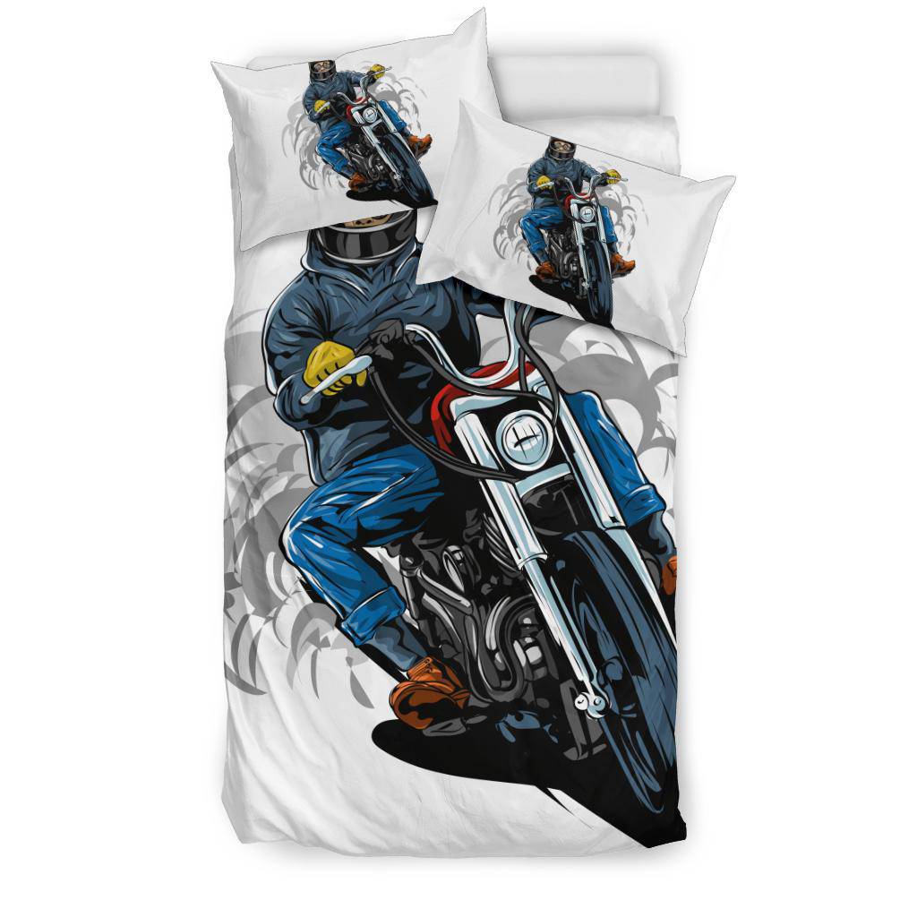 Vintage Classic Chopper Riding Bedding Set - Top Content | POD Collection | Free Shipping