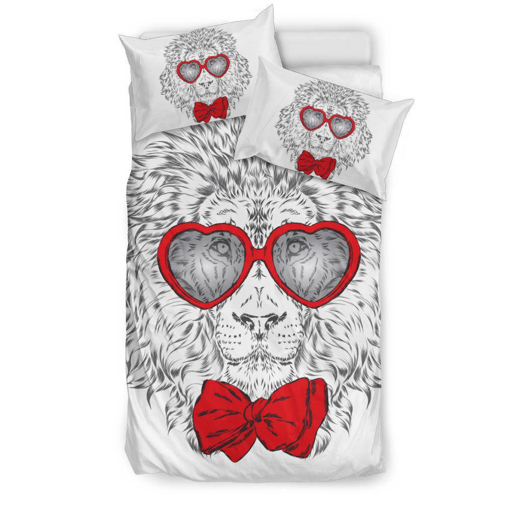 Valentines Day Lion Bedding Set - Top Content | POD Collection | Free Shipping