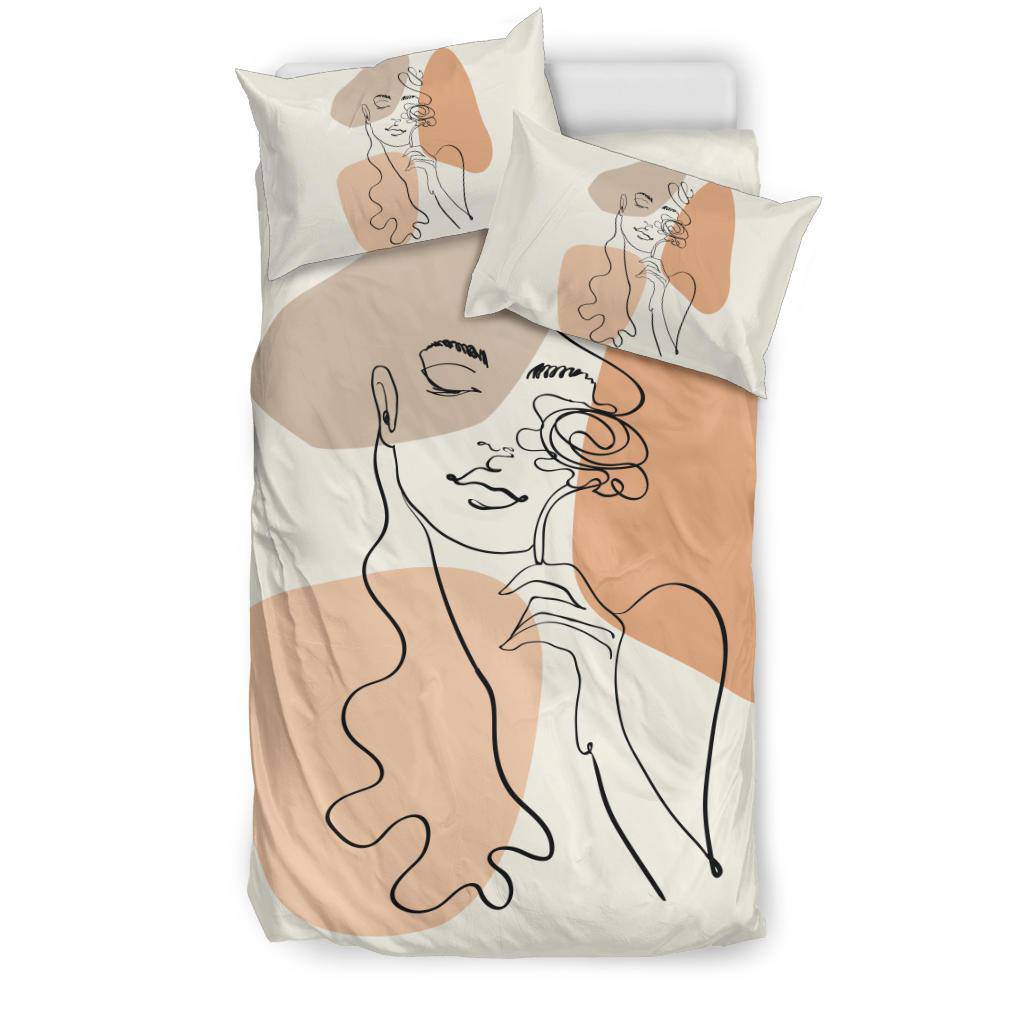 Abstract Art Woman Figure Bedding Set - Top Content | POD Collection | Free Shipping