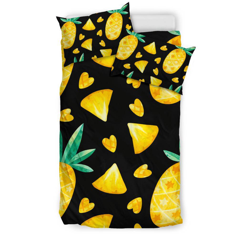 Exotic Fruit Pineapple Heart Bedding Set - Top Content | POD Collection | Free Shipping