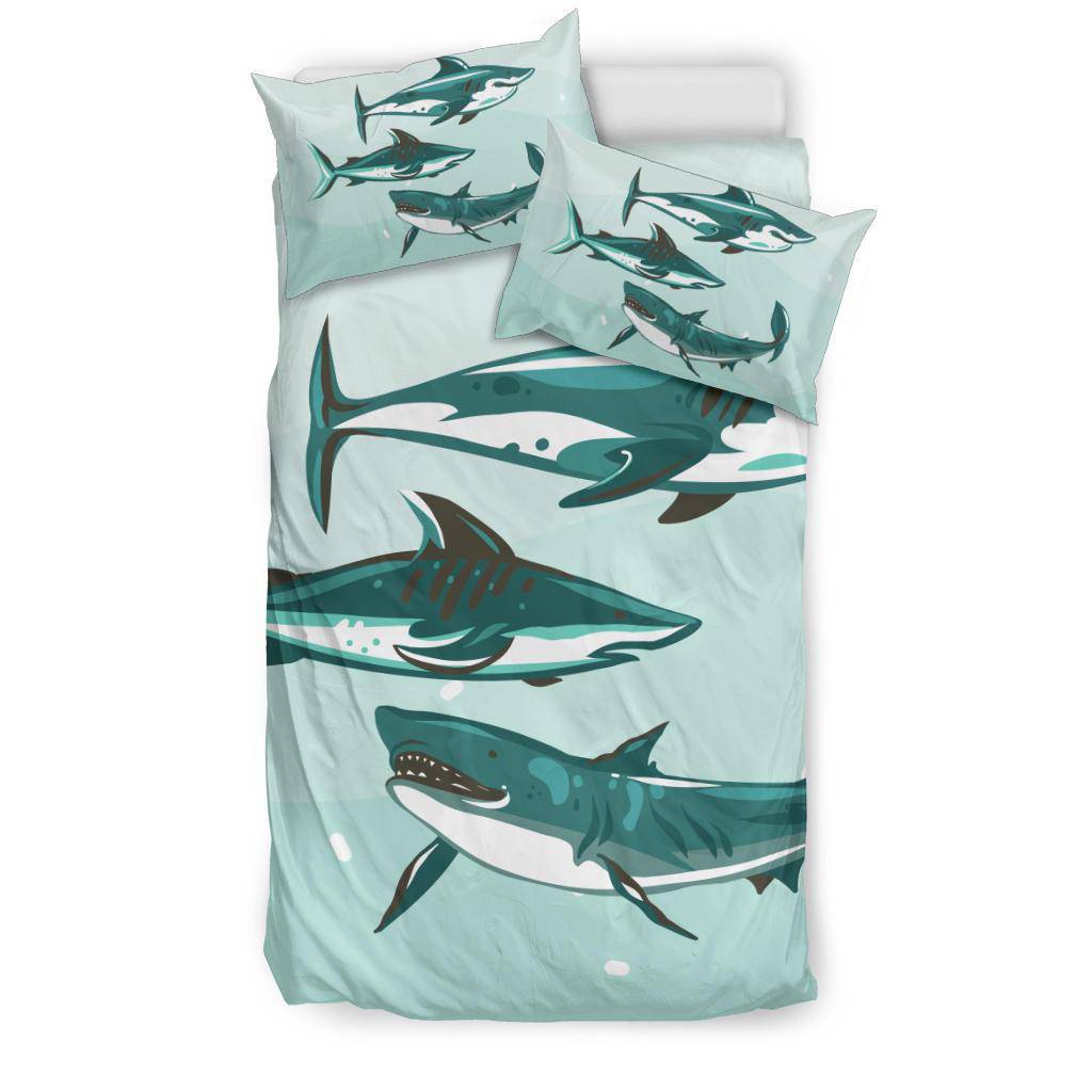 Sharks in the Sea Bedding Set - Top Content | POD Collection | Free Shipping