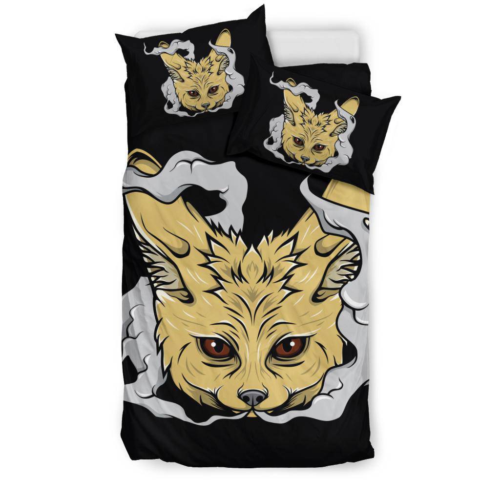 Smoking Fox Head Premium Bedding Set - Top Content | POD Collection | Free Shipping