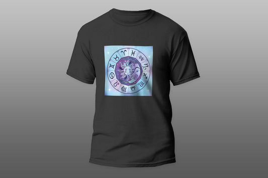 Astology Circle Zodiac Signs camiseta T-shirt - Top Content | POD Collection | Free Shipping