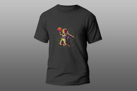 Astronaut basketball space T-shirt - Top Content | POD Collection | Free Shipping