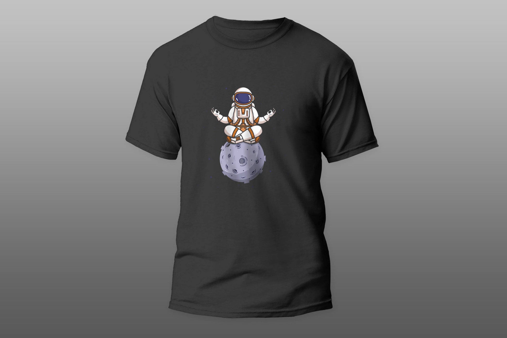 Astronaut yoga meditation T-shirt - Top Content | POD Collection | Free Shipping