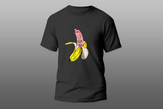 Banana pink funny camiseta T-shirt - Top Content | POD Collection | Free Shipping