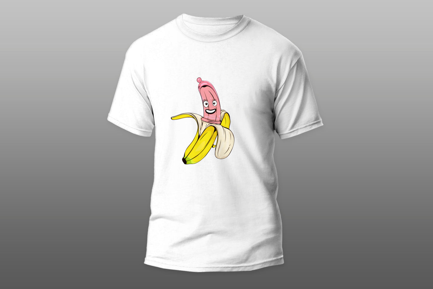 Banana pink funny camiseta T-shirt - Top Content | POD Collection | Free Shipping