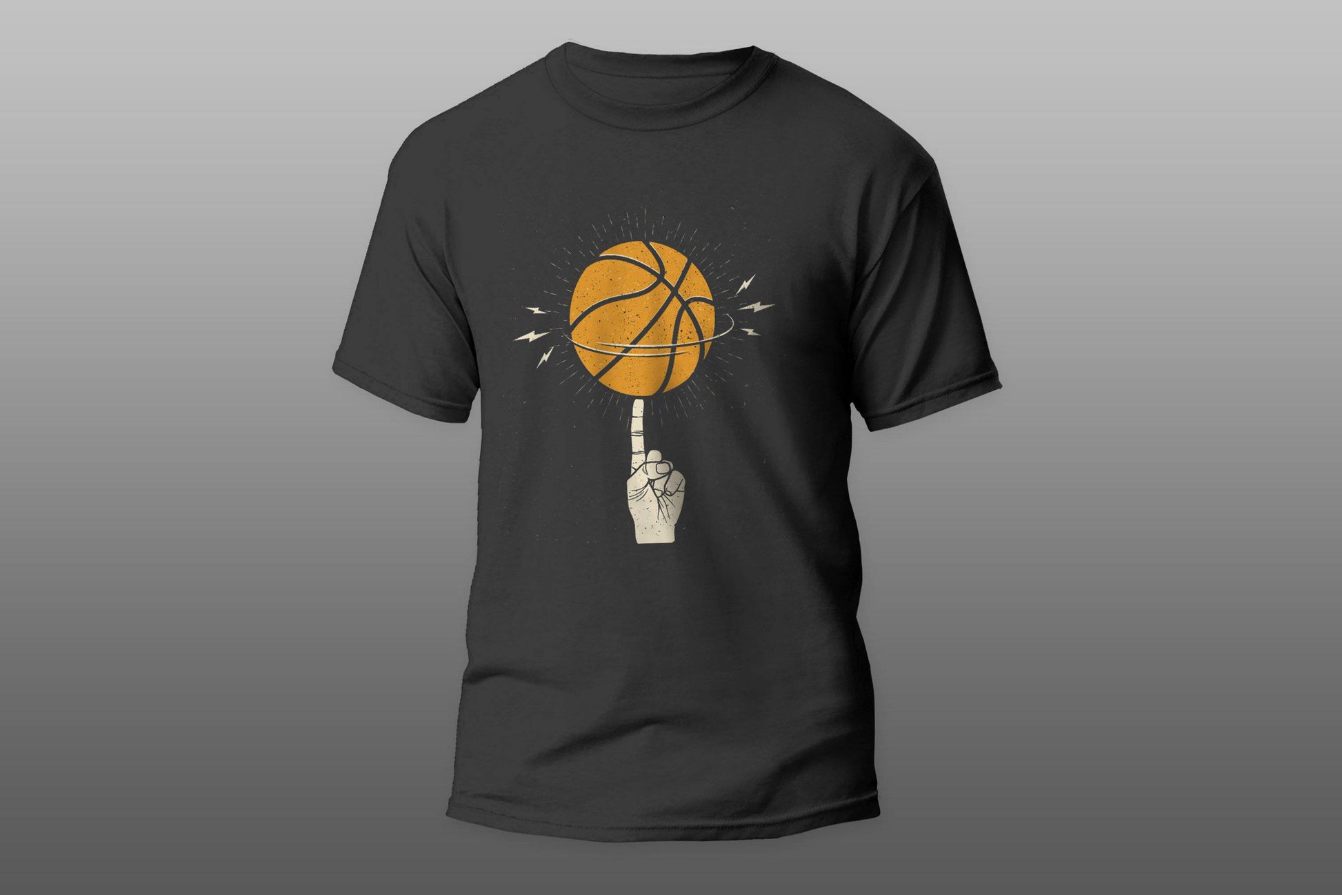 Basketball ball spinning T-shirt - Top Content | POD Collection | Free Shipping