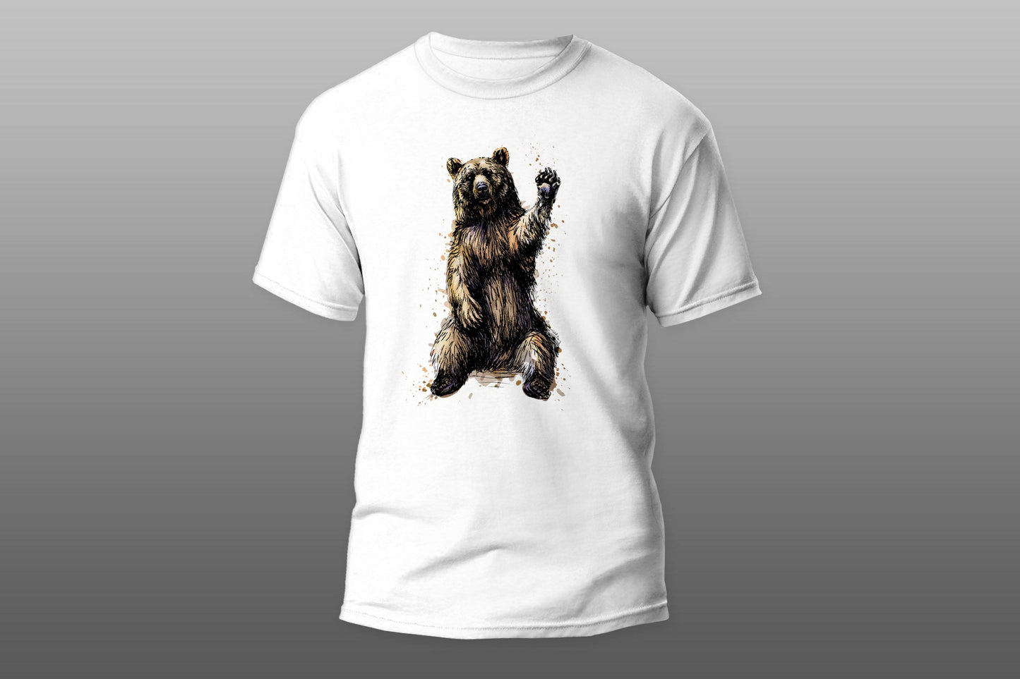 Bear waving T-shirt - Top Content | POD Collection | Free Shipping