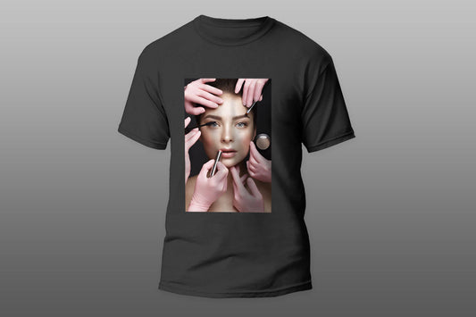 Beauty hands face makeup T-shirt - Top Content | POD Collection | Free Shipping