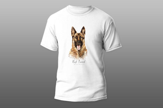 Best friend german shepherd T-shirt - Top Content | POD Collection | Free Shipping