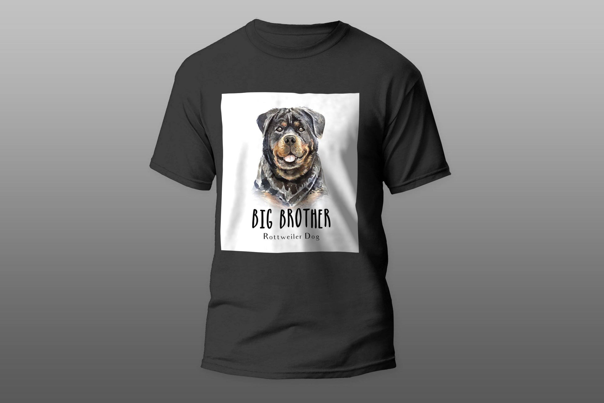 Big brother rottweiler dog T-shirt - Top Content | POD Collection | Free Shipping