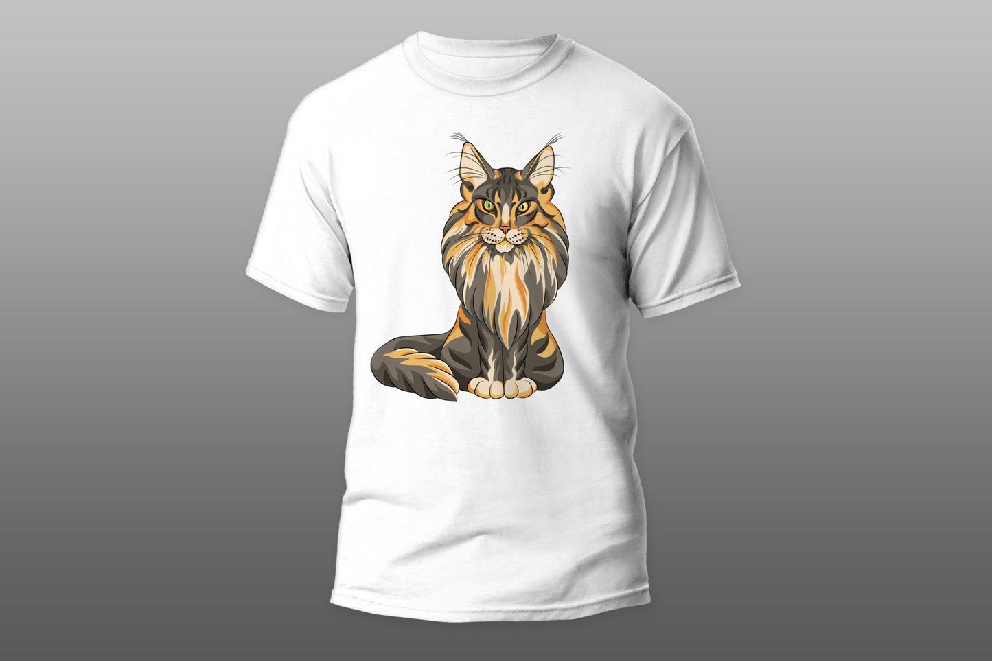 Big cat sitting T-shirt - Top Content | POD Collection | Free Shipping