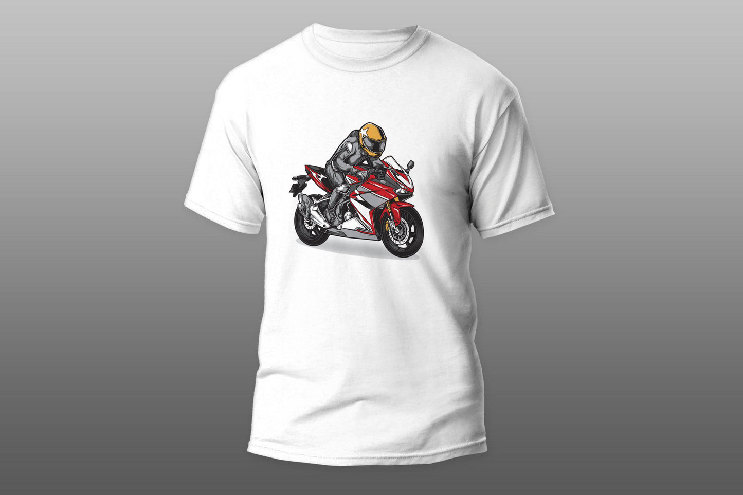 Biker red motorcycle T-shirt - Top Content | POD Collection | Free Shipping