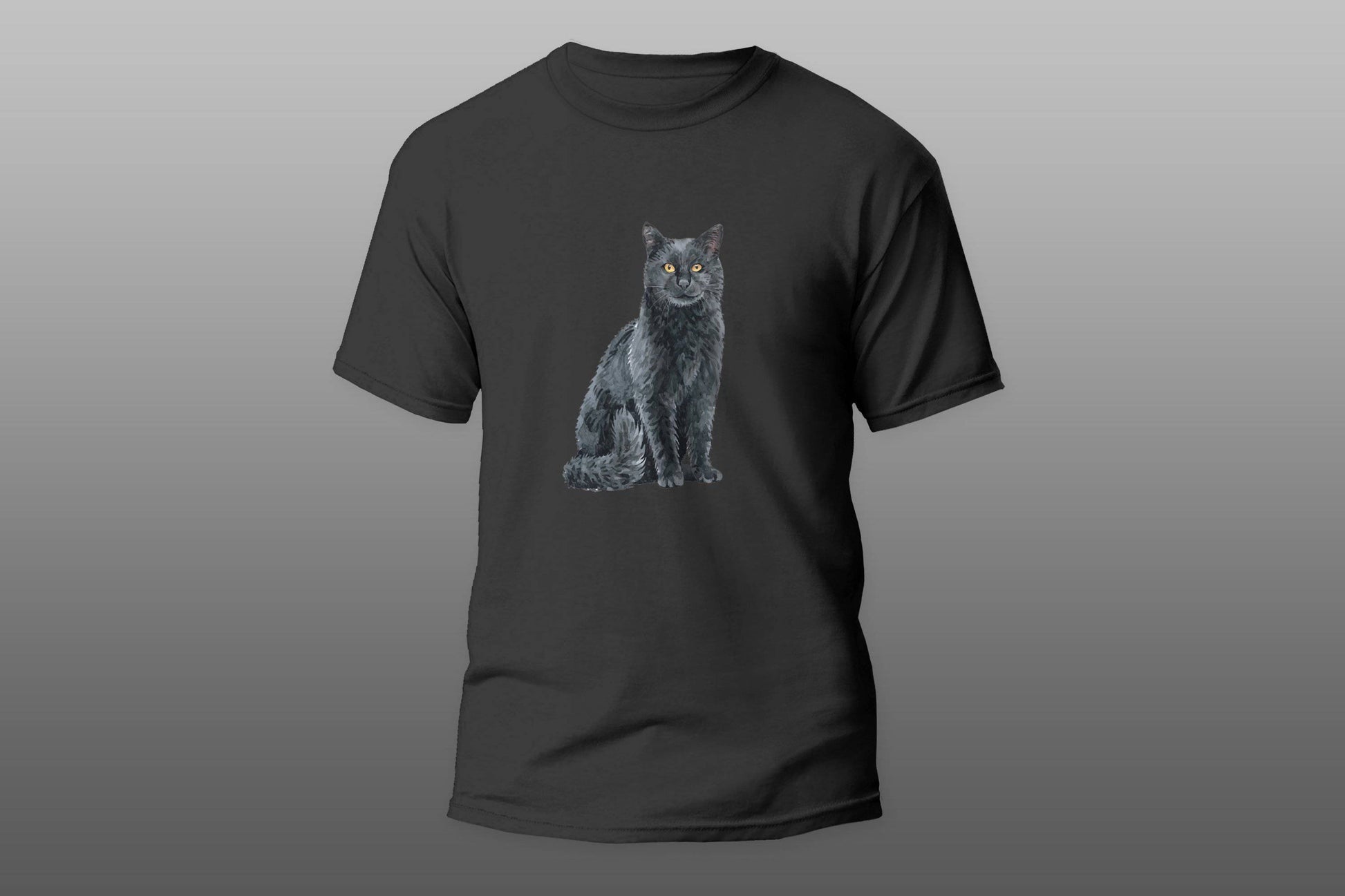 Black cat T-shirt - Top Content | POD Collection | Free Shipping