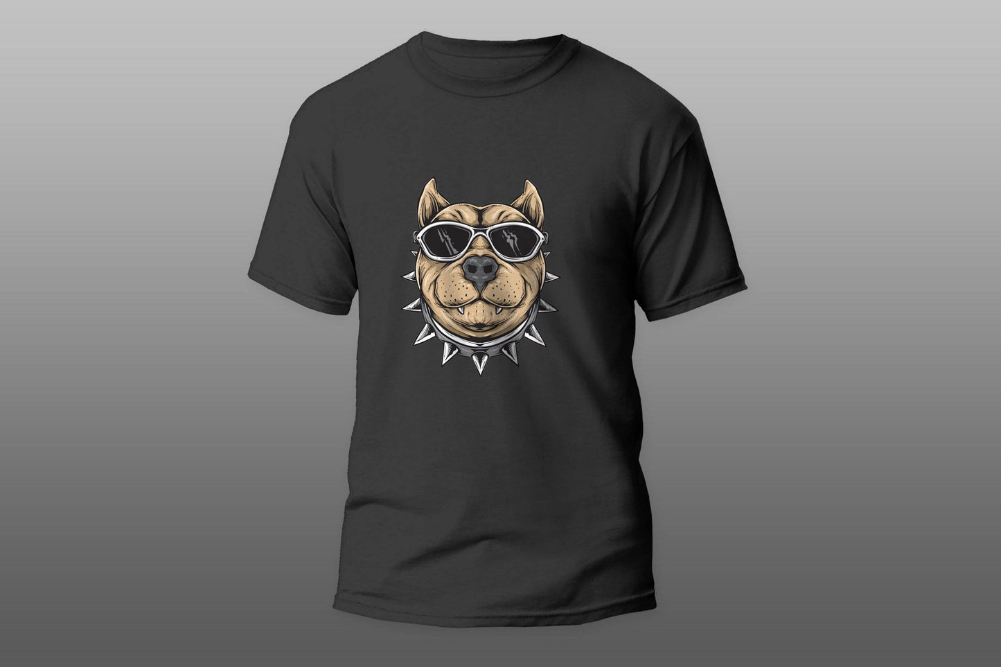 Bulldog with glasses smiling T-shirt - Top Content | POD Collection | Free Shipping