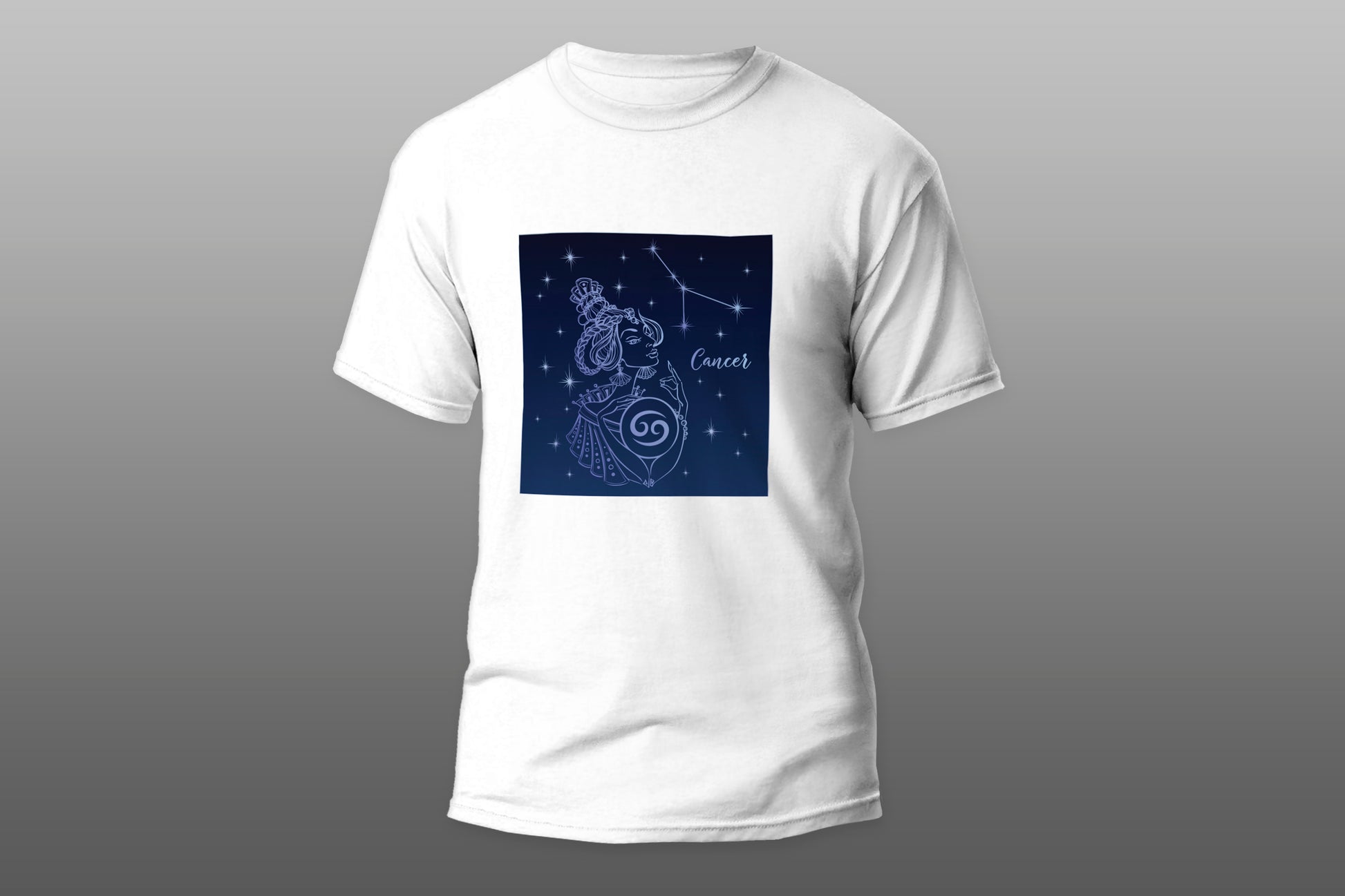 Cancer Zodiac Sign camiseta T-shirt - Top Content | POD Collection | Free Shipping