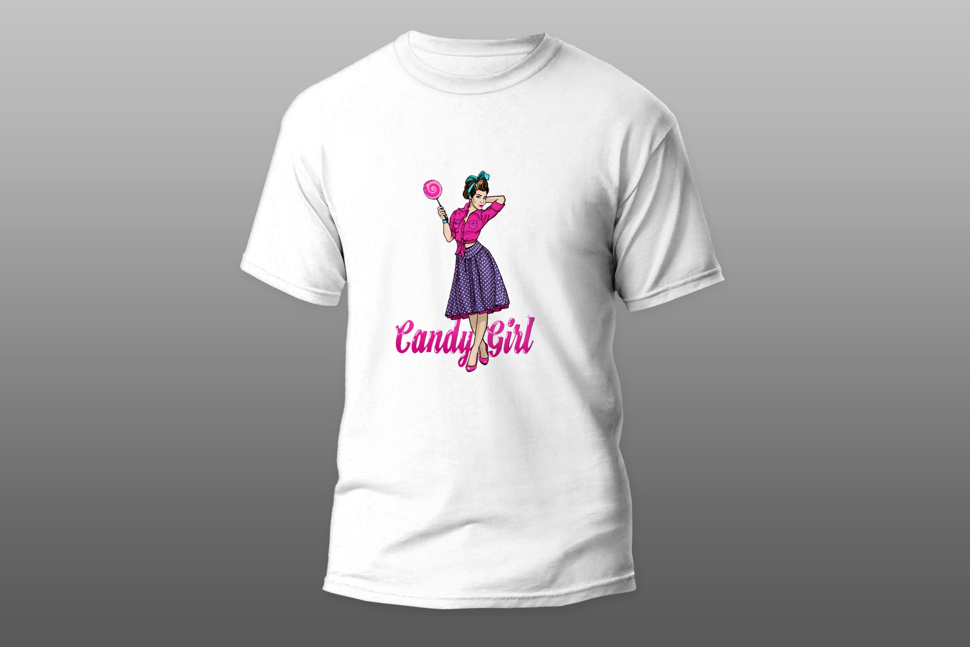 Candy Girl camiseta T-shirt - Top Content | POD Collection | Free Shipping