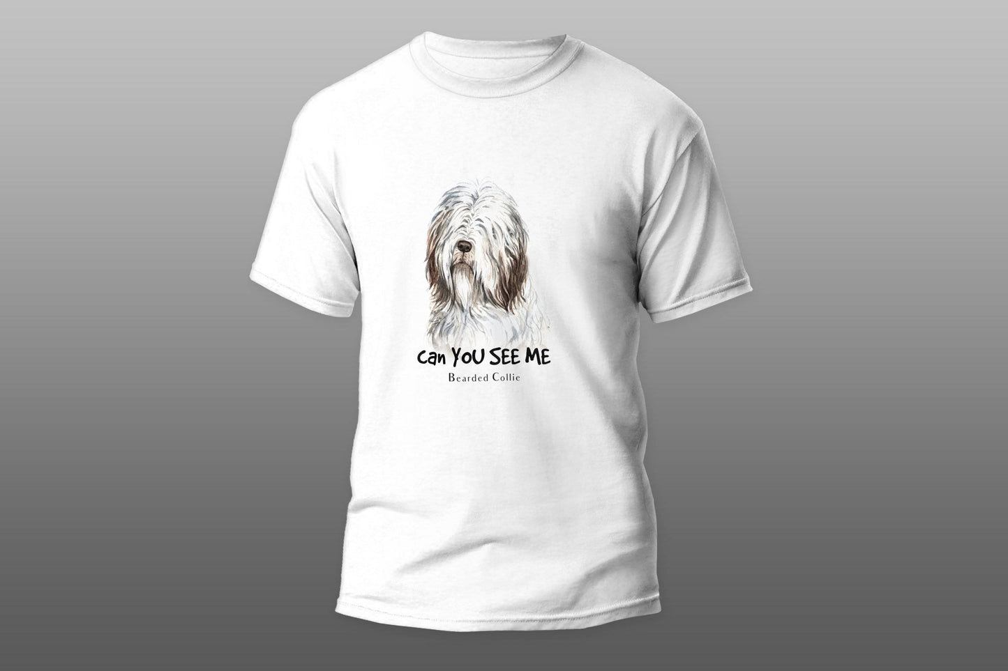 Can you see me bearded collie T-shirt - Top Content | POD Collection | Free Shipping