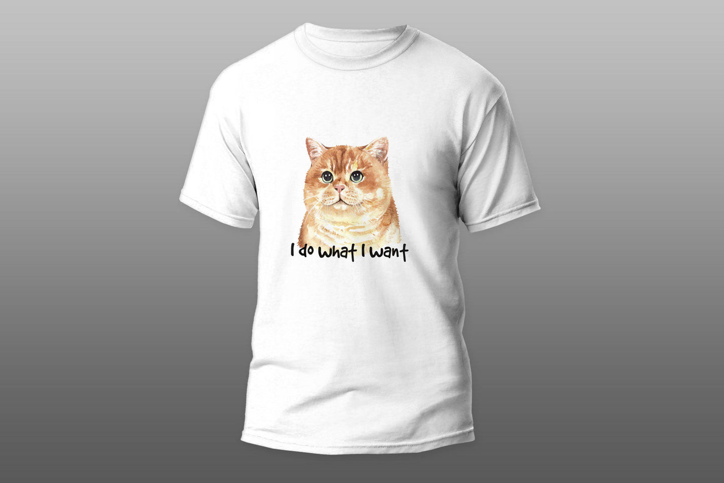 Cat I do what I want T-shirt - Top Content | POD Collection | Free Shipping