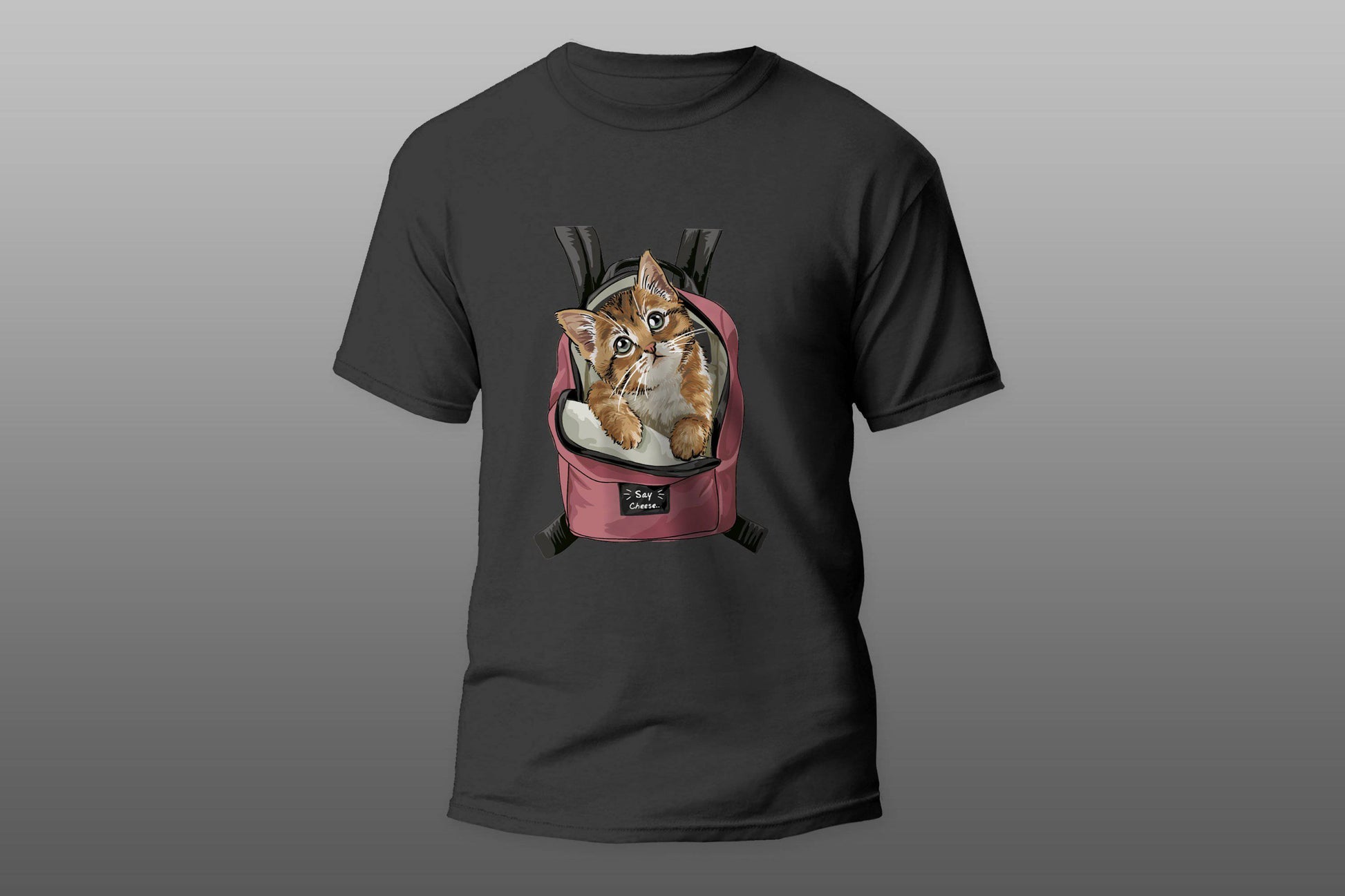 Cat in the bag T-shirt - Top Content | POD Collection | Free Shipping