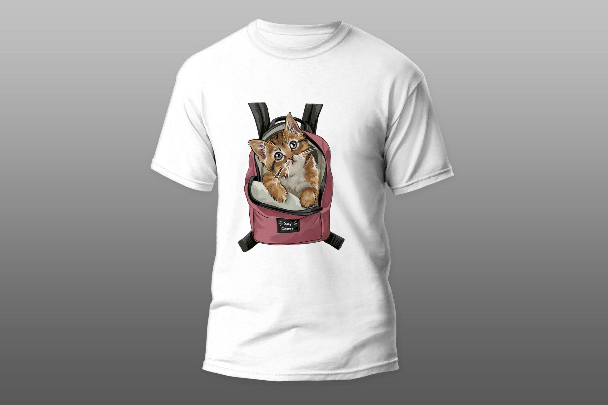 Cat in the bag T-shirt - Top Content | POD Collection | Free Shipping