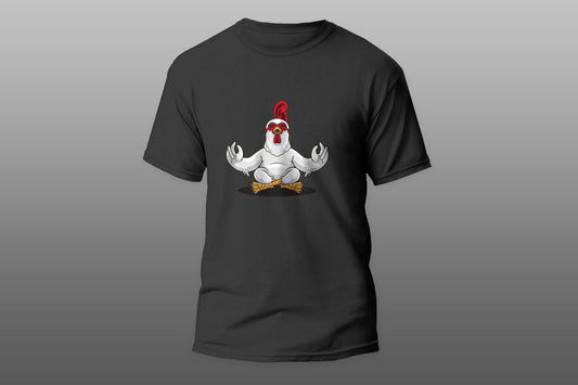 Chicken meditation T-shirt - Top Content | POD Collection | Free Shipping