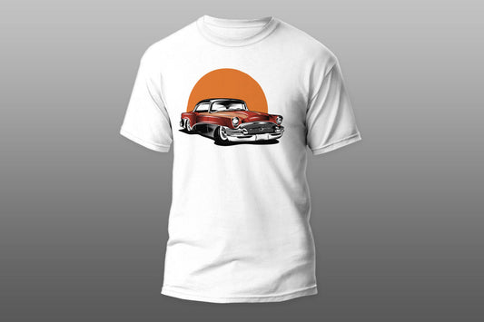 Classic car red T-shirt - Top Content | POD Collection | Free Shipping