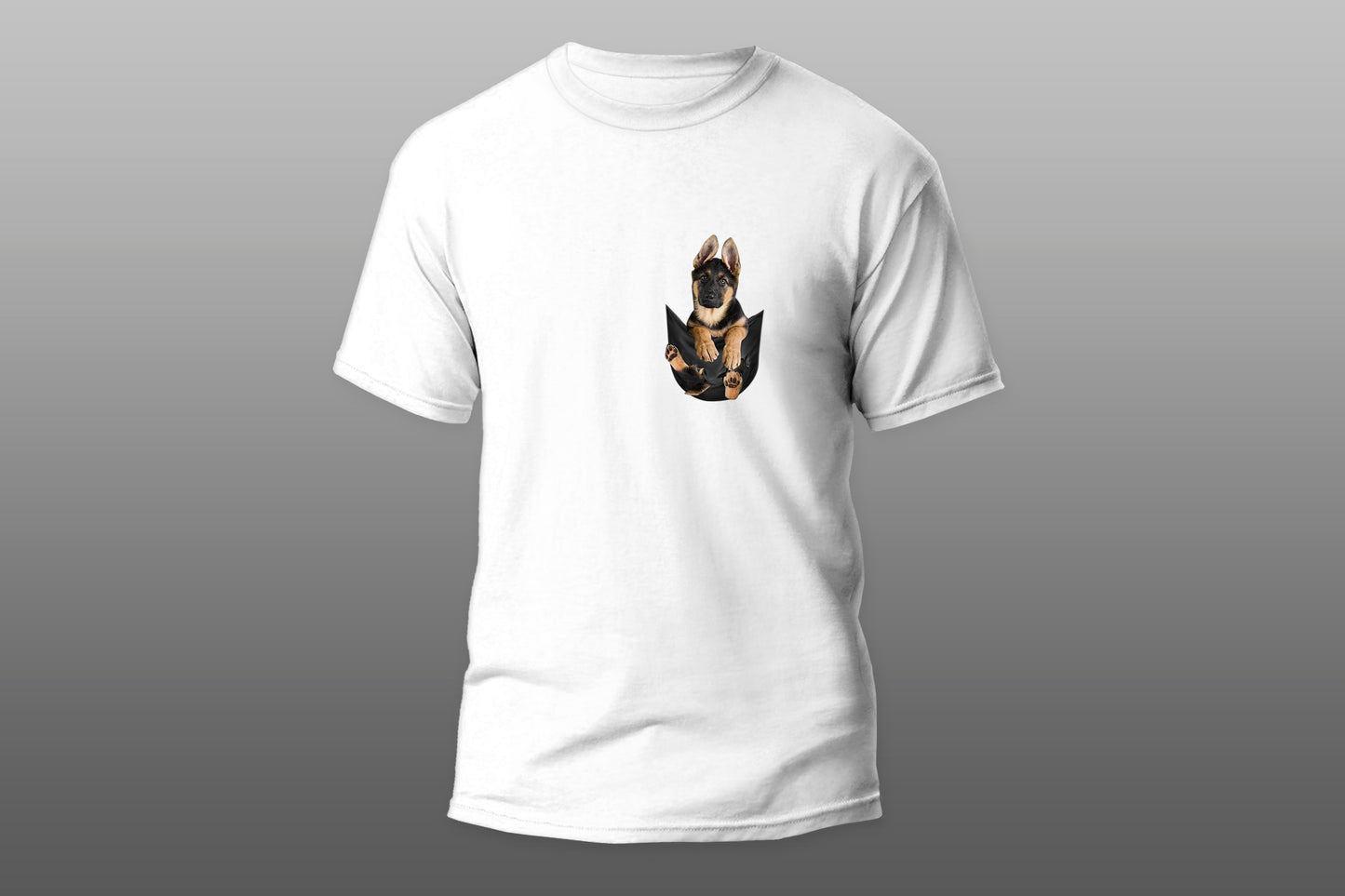 Cute little puppy in the pocket camiseta T-shirt - Top Content | POD Collection | Free Shipping