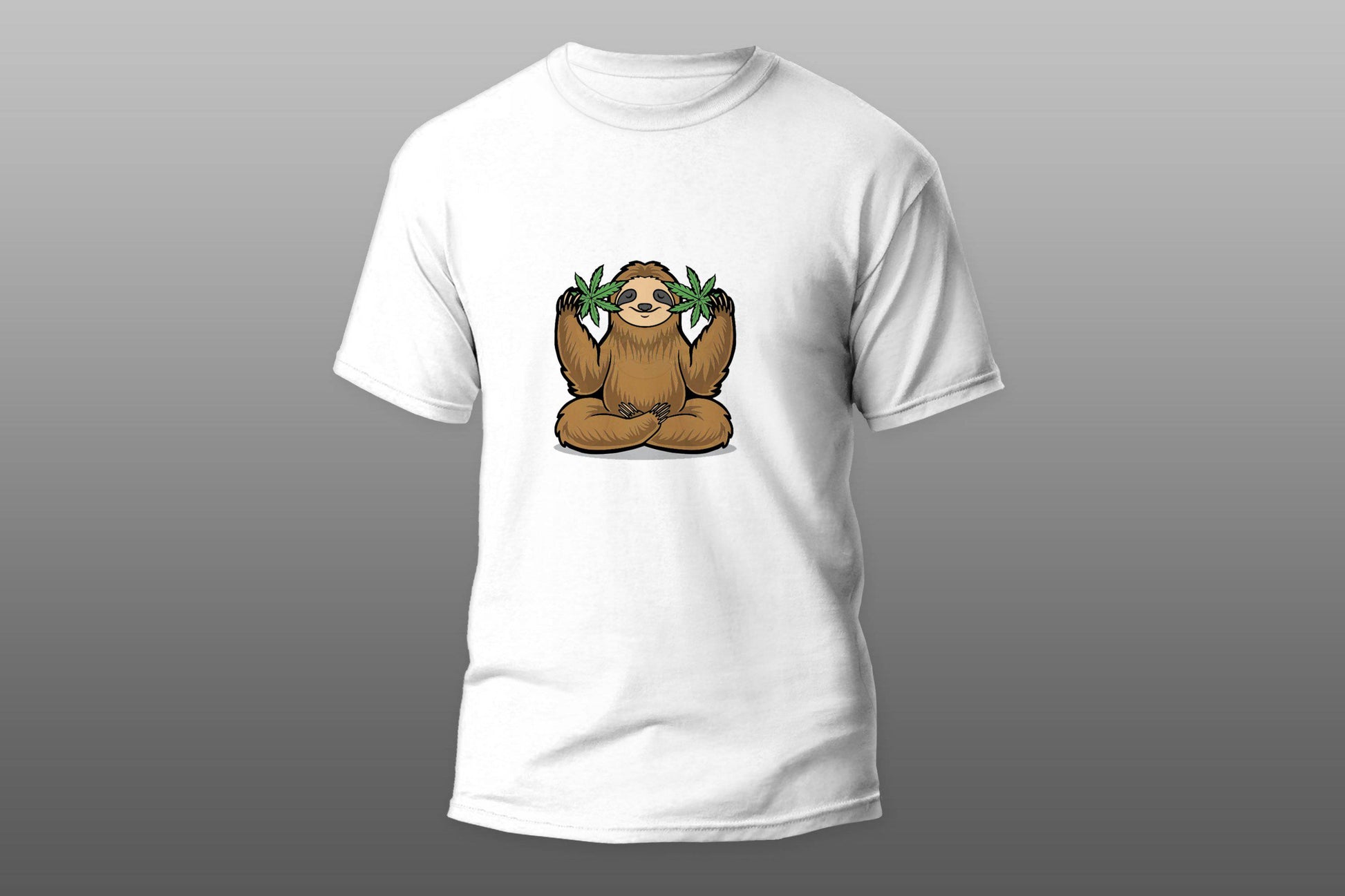 Cute sloth meditation T-shirt - Top Content | POD Collection | Free Shipping