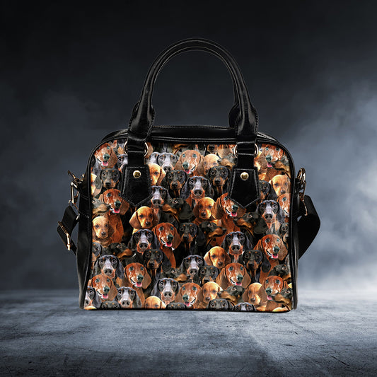 Dachshund Full Face Handbag