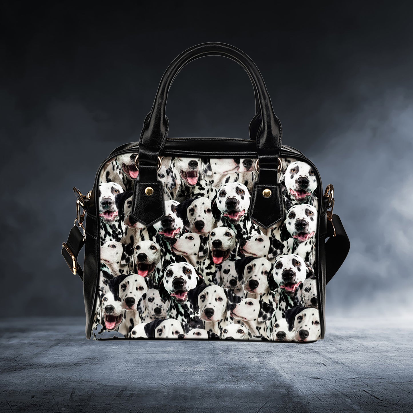 Dalmatian Full Face Handbag