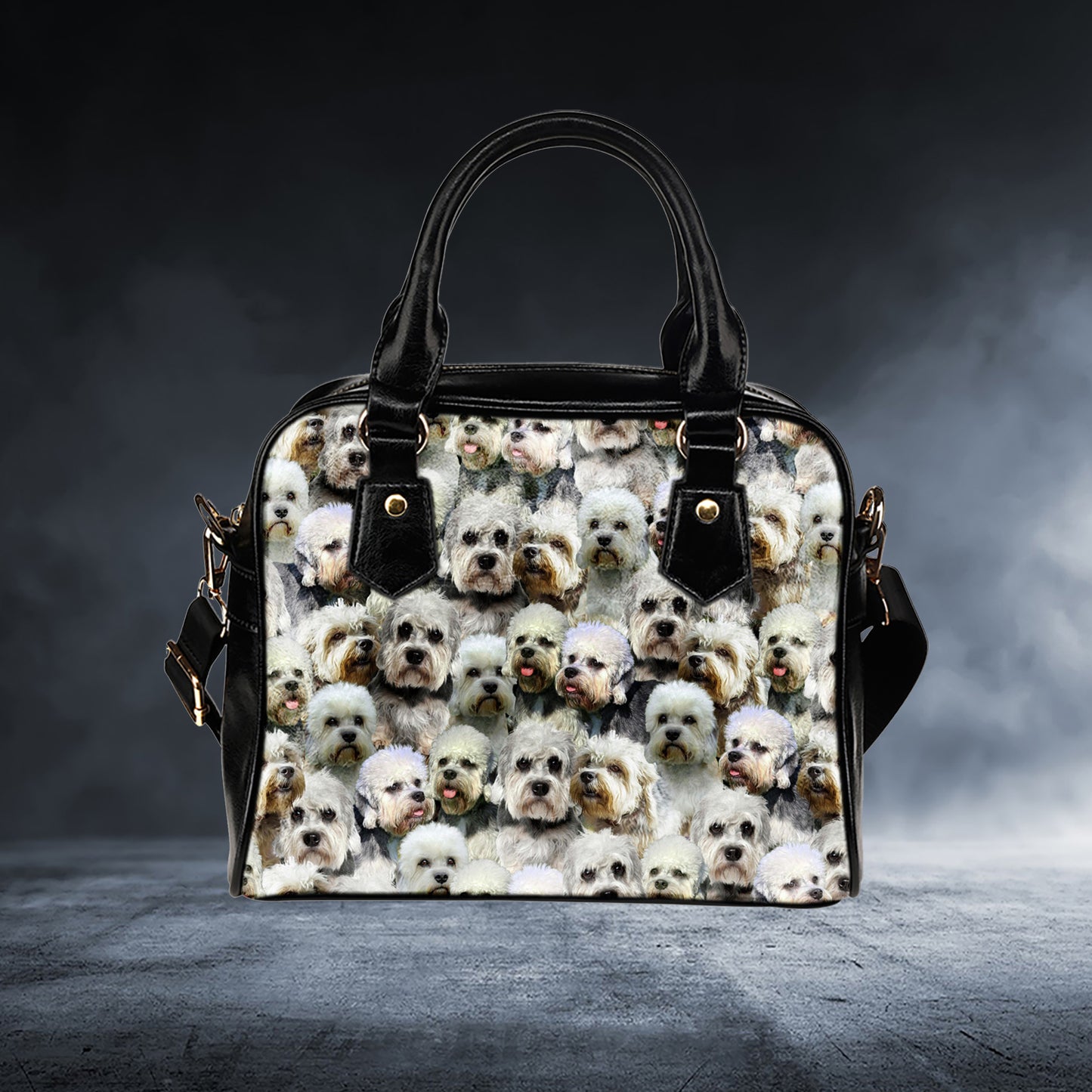 Dandie Dinmont Terrier Full Face Handbag